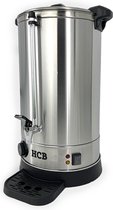 HCB® - Professionele Horeca Waterboiler - dubbelwandig met lekbak - 20,5 liter - 230V - RVS / INOX - 37x37x56 cm (BxDxH) - 3.4 kg