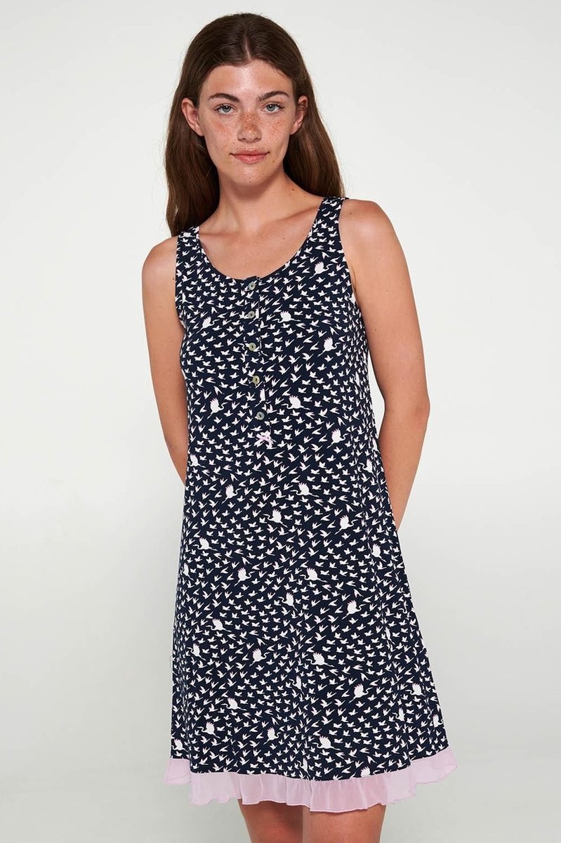 Vamp! Nachthemd voor dames Micromodal Blue Moon 20111/421 44 / XXL