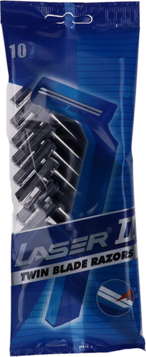 Laser II scheermesjes- 5 x 10 stuks voordeelverpakking