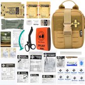 Noodpakket Rampenrugzak - Oorlog - Denk Vooruit - Hechtset - Survival Kit Outdoor - Bruin