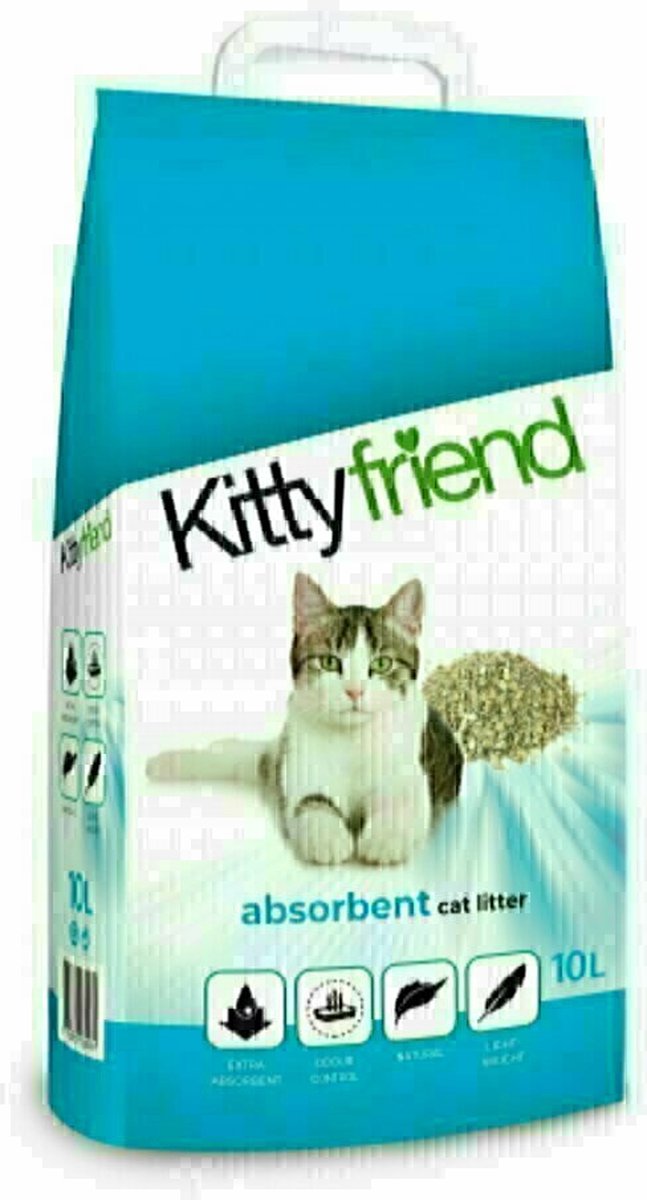 Kitty Friend Kattenbakvulling - Stuifarm Klei, Natuurlijke Absorbent - 10 Ltr — cadeau in Cadeau-ideeën - foto 4