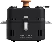 Everdure - Cube 360 Houtskool Barbecue met Gereedschapset - Roestvast Staal - Zwart