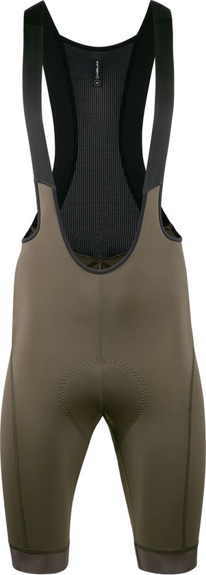 Nalini Short de cyclisme pour homme avec bretelles - Cuissard à bretelles - Cuissard de cyclisme Vert - NEW ROAD BIB SHORT Army green - XXXL