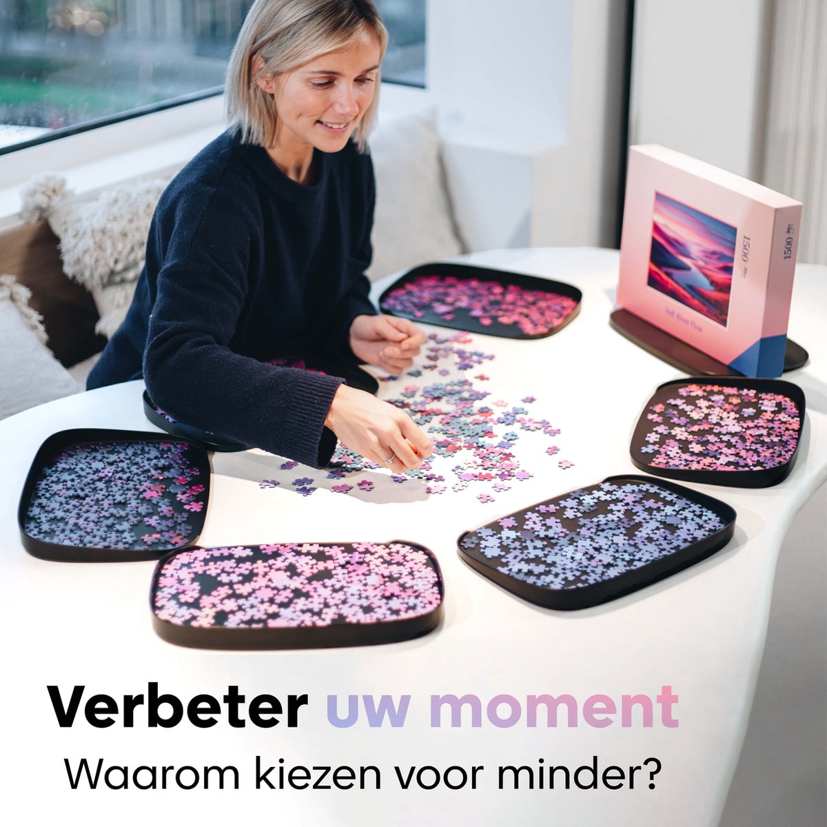 Set van 6 schalen | Bioplastic | 180 x 120 x 26 mm | Assorti versie 2