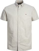 Jack & Jones Overhemd Jprblusummer Shield Shirt S/s 12233118 Fields Of Rye/slim Fit Mannen Maat - XXL