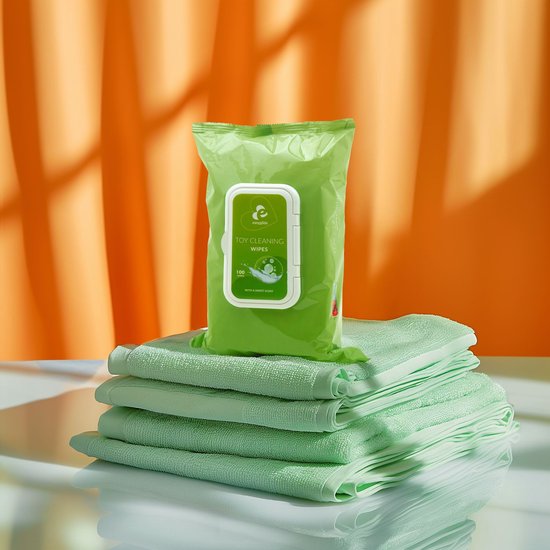EasyGlide - Lingettes nettoyantes pour jouets - 100 pièces