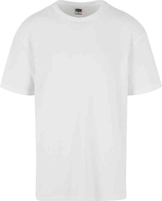Urban Classics - Waffle Heren T-shirt - 5XL - Wit
