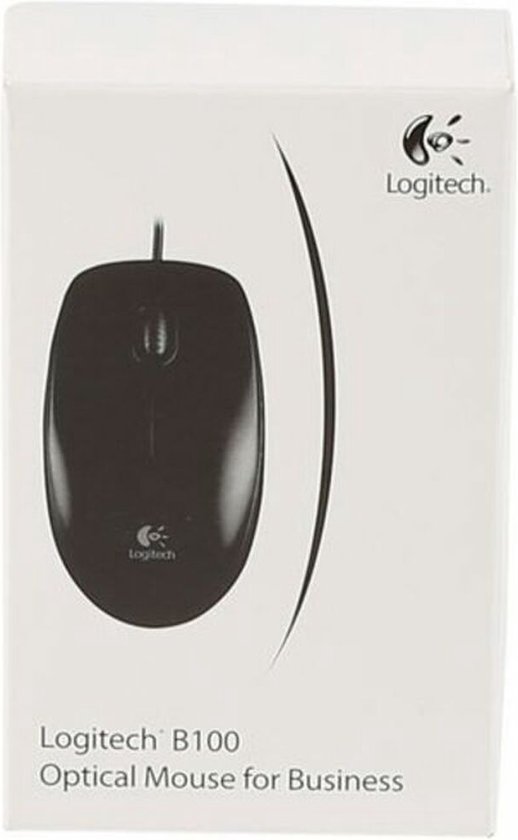 Logitech B100 - Muis - Zwart