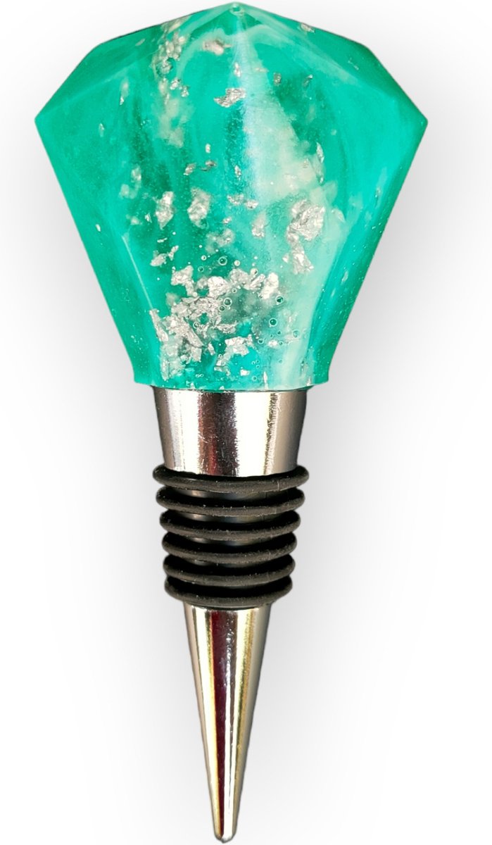 Resin Art JR: Hoogwaardige Resin Wijndop voor het Perfect Bewaren van Je Favoriete Wijnen (matte afwerking)