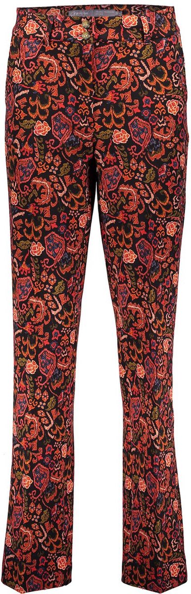 Geisha Pantalon Pantalon avec imprimé 31569 32 000999 Noir/rouge