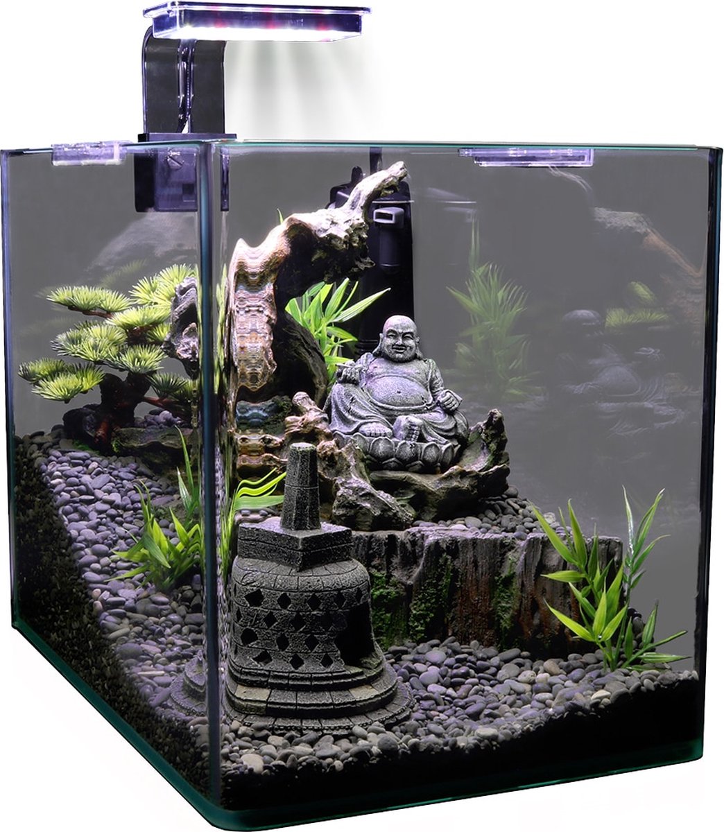 18cm LED Aquarium RVB Éclairage Étanche Fish Tank Lampe Coquillages