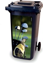 Kliko sticker - Golf Bag - container sticker - afvalbak stickers - vuilnisbak - CoverArt