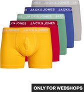 JACK&JONES ADDITIONALS JACLARRY SOLID TRUNKS 5 PACK Heren Onderbroek - Maat M