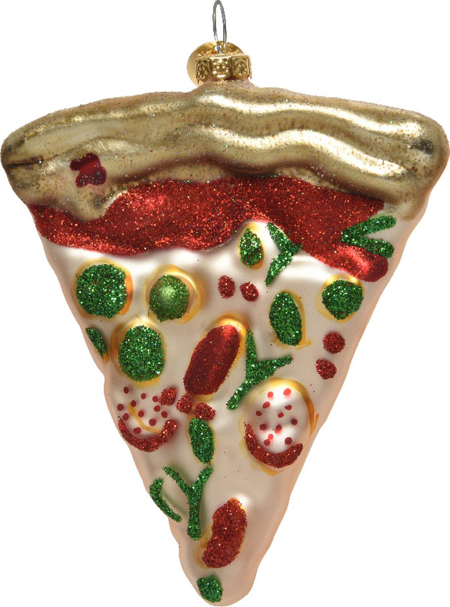 Ornament glas l3.1b8.9h10.10 cm mlt kerst Decoris