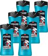 Axe - 3-in-1 Douchegel, Facewash & Shampoo Mannen - Sport Blast - 6 x 400 ml - XL - Voordeelverpakking