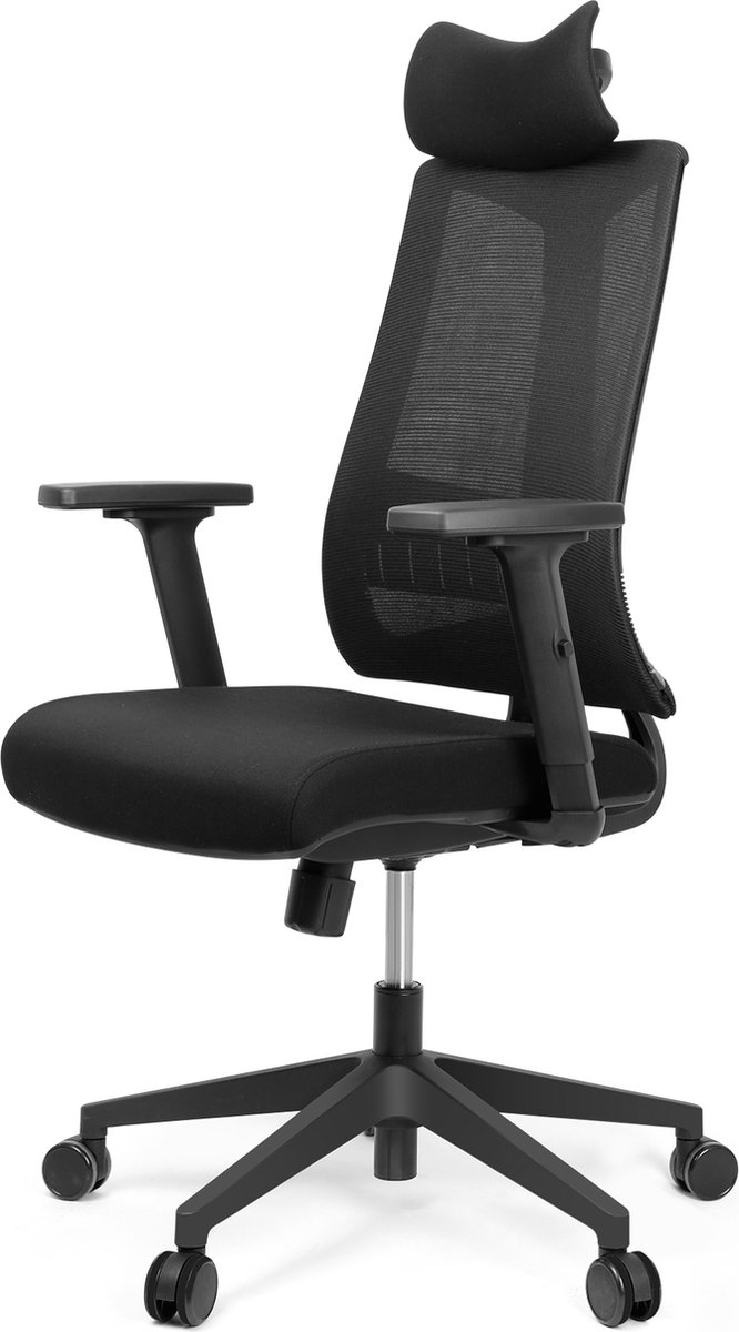 K IKIDO Ergonomische Bureaustoel - Bureaustoel voor volwassenen - Bureaustoel - Verstelbaar - Office Chair Ergonomisch - Gamingstoel - Grijs