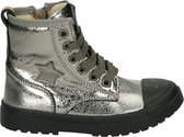 Bikerboots | Meisjes | Old Silver Metallic | Leer | Shoesme | Maat 28