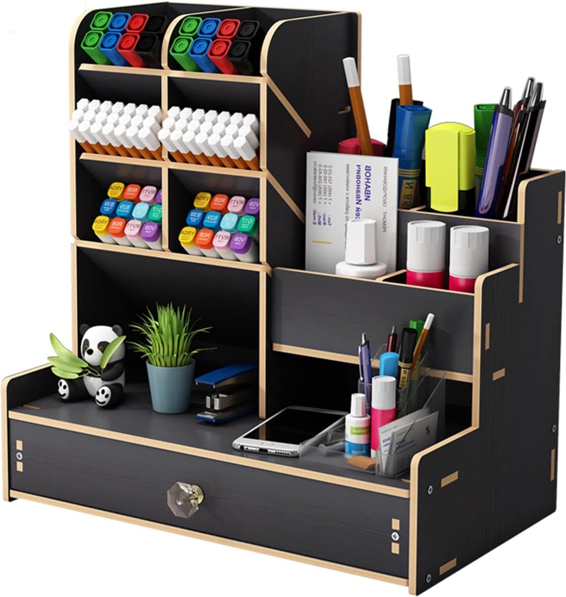 Organisateur de bureau avec tiroirs, boîte de rangement pour porte