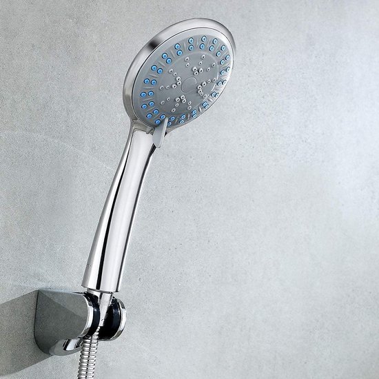 Pommeau de douche avec tuyau 1.5 M, douchette à main, 6 modèles de