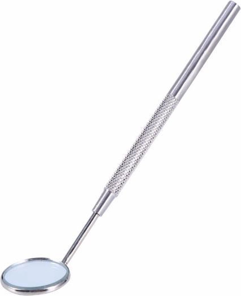 CHPN - Tandartsspiegeltje - Tandarts spiegel - Klein spiegeltje - Mondspiegel - RVS mondspiegel - Mondhygiëne - Tandarts tool - Tand accessoire - Schone mond