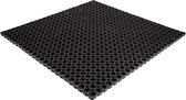 Rubber Ringmat met Gesloten bodem | Heavy Duty | 100x100x2,2cm | Extra zwaar