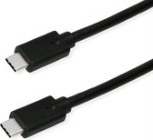 ROLINE GREEN USB 3.2 Gen 2x2 kabel, Emark, C-C, M/M, 20Gbit/s, 100W, zwart, 2 m
