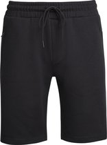 Mario Russo - Heren Shorts Pique Short - Zwart - Maat XL