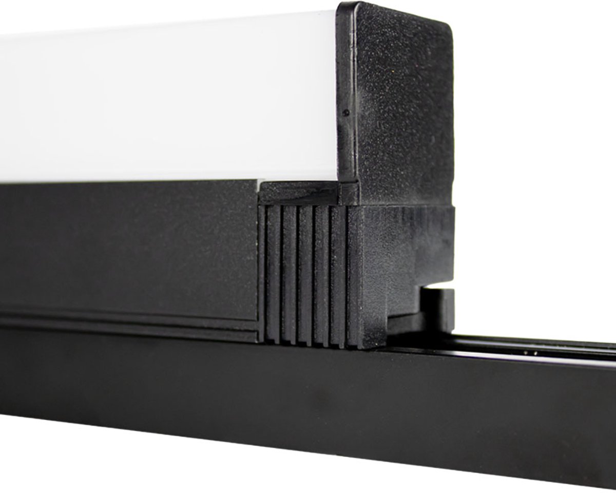 LED 1-fase Railarmatuur | 36 Watt | Zwart | 90cm | 4000K - Naturel wit
