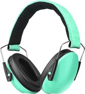 Protection auditive pour Enfants Oreillettes -oreilles et protection auditive antibruit Enfants - WiseQ - Vert menthe -26 décibels