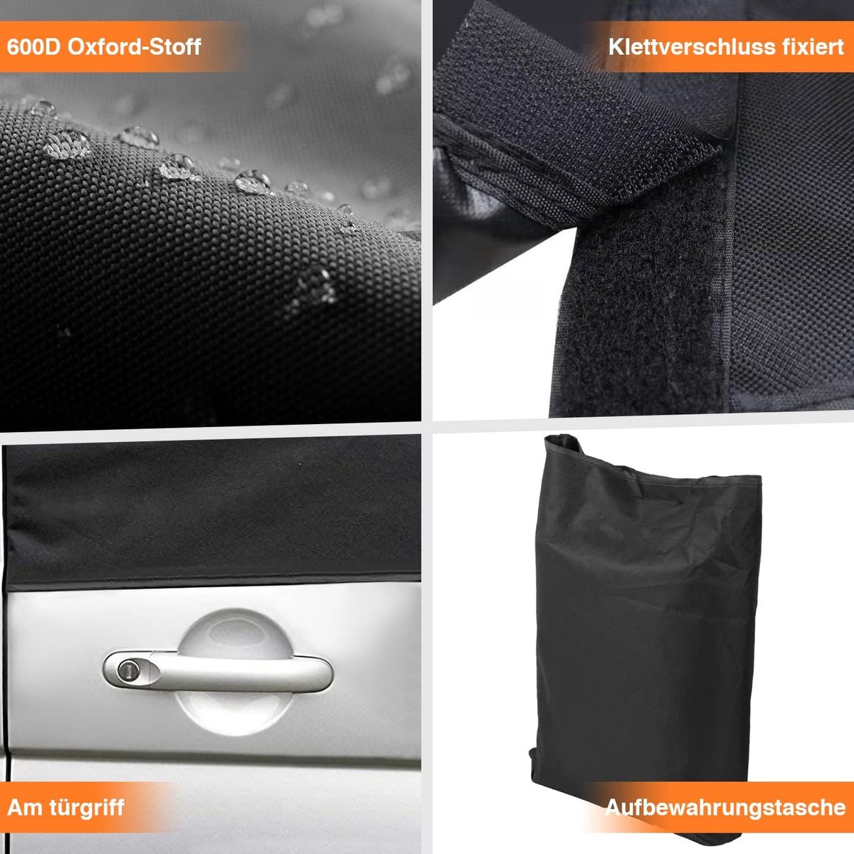 Afdekzeil voor voorruit, voor alle Ford Transit Custom, 600D waterdicht, weerbestendig, voor voorruit zonnewering, windwering, sneeuwdek, blokkeerscherm voor de auto, externe bescherming Afdekzeil voor voorruit, voor alle Ford Transit Custom, 600D waterdicht, weerbestendig, voor voorruit zonnewering, windwering, sneeuwdek, blokkeerscherm voor de auto, externe bescherming
