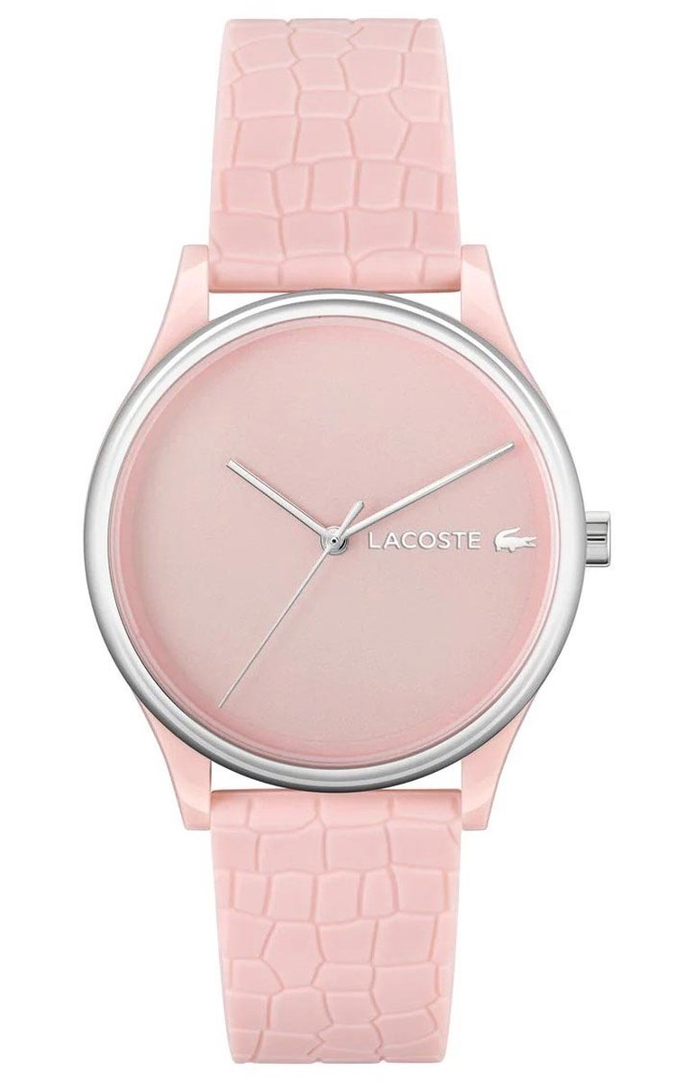 Lacoste Crocodelle 2001248 Horloge - Siliconen - Roze - Ø 36 mm