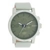 OOZOO Timepieces - Linde groene OOZOO horloge met linde groene leren band - C11215