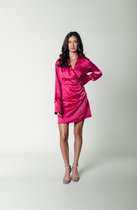 Colourful Rebel Runa Satin Mini Dress - XL