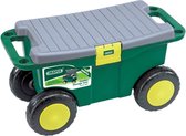 Draper Tools Tuingereedschapswagen en kruk groen 56x27,2x30,4 cm 60852
