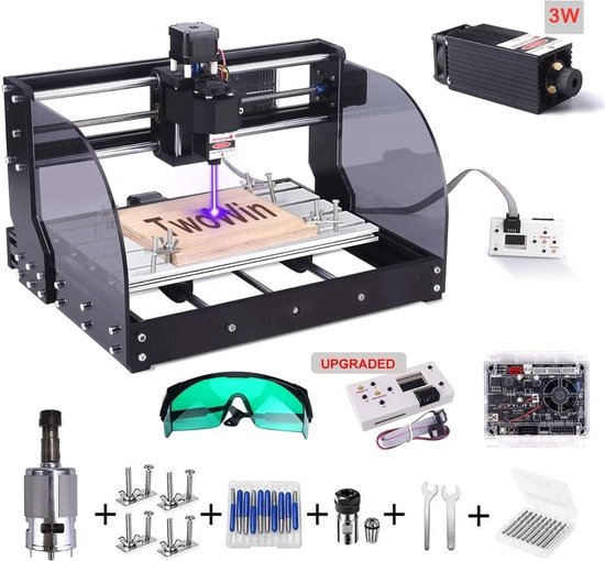 VEVOR Kit de Machine de Gravure CNC 3018 Pro Max 3 Axes Gravure au