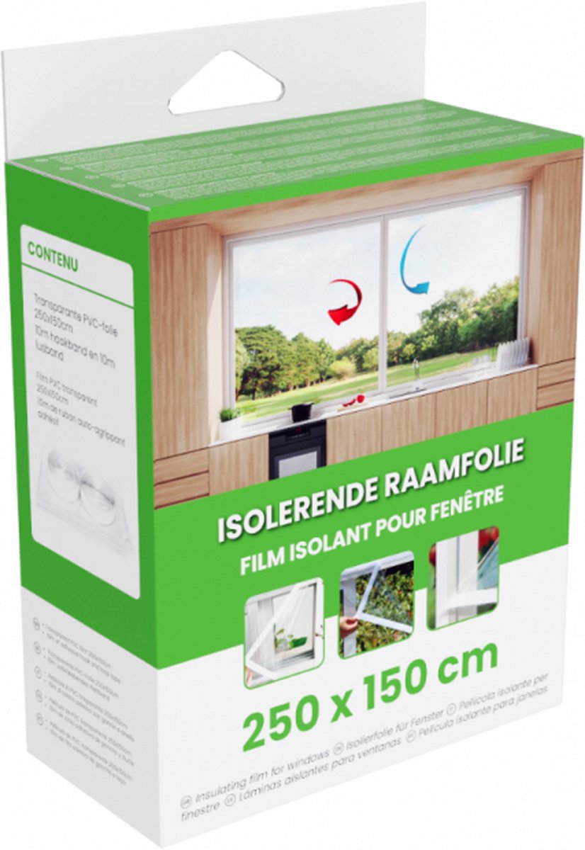 Film isolant pour fenêtre 250x150cm