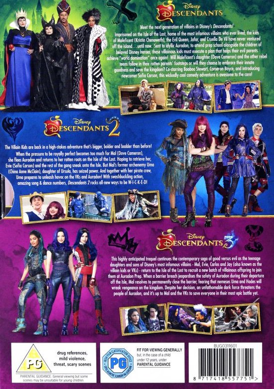 Descendants 1-3