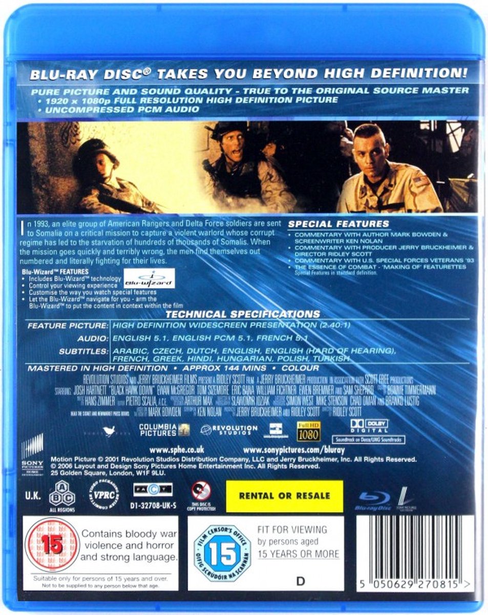 Sony Pictures Home Ent. Black Hawk Down thumbnail 3