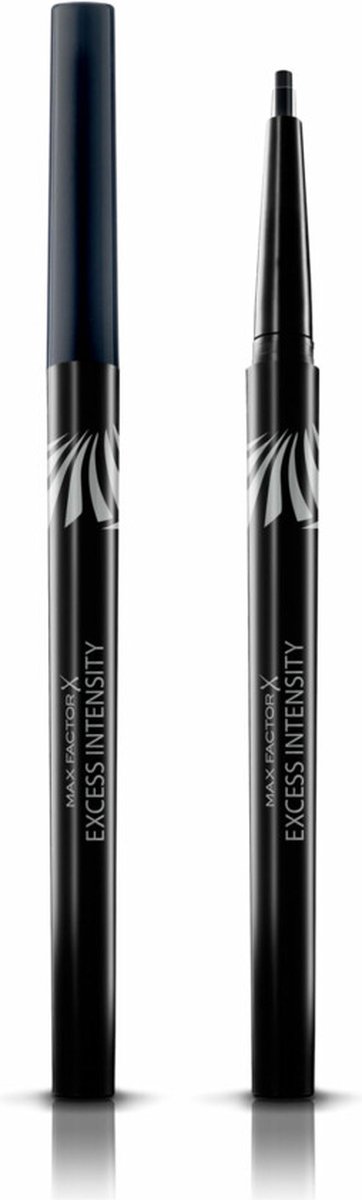 Max Factor Excess Intensity Longwear Eyeliner 004 Excessive Charcoal - 3 x - Voordeelverpakking