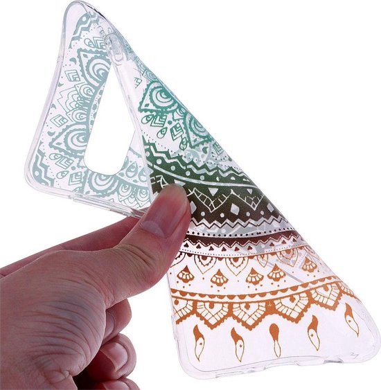 Shop4 Samsung Galaxy S10e - Coque arrière souple Mandala coloré