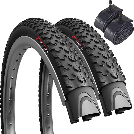 Paire de pneus VTT 27,5 x 2,10 pouces 54-584 Housse de vélo Pneus Slick  pliables avec