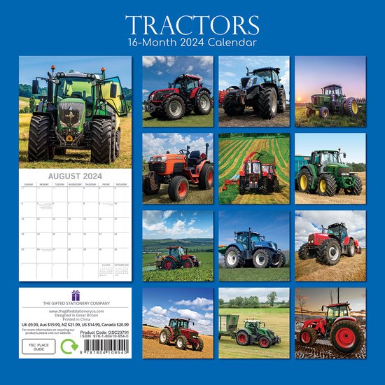 Tractors Kalender 2024