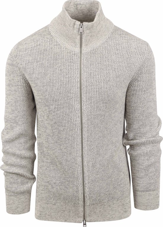 Marc O Polo Vest Melange Grijs Heren Maat XL Regular fit bol
