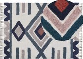 KOZLU - Laagpolig vloerkleed - Multicolor - 160 x 230 cm - Katoen