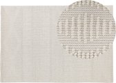 LAPSEKI - Laagpolig vloerkleed - Beige - 140 x 200 cm - Wol