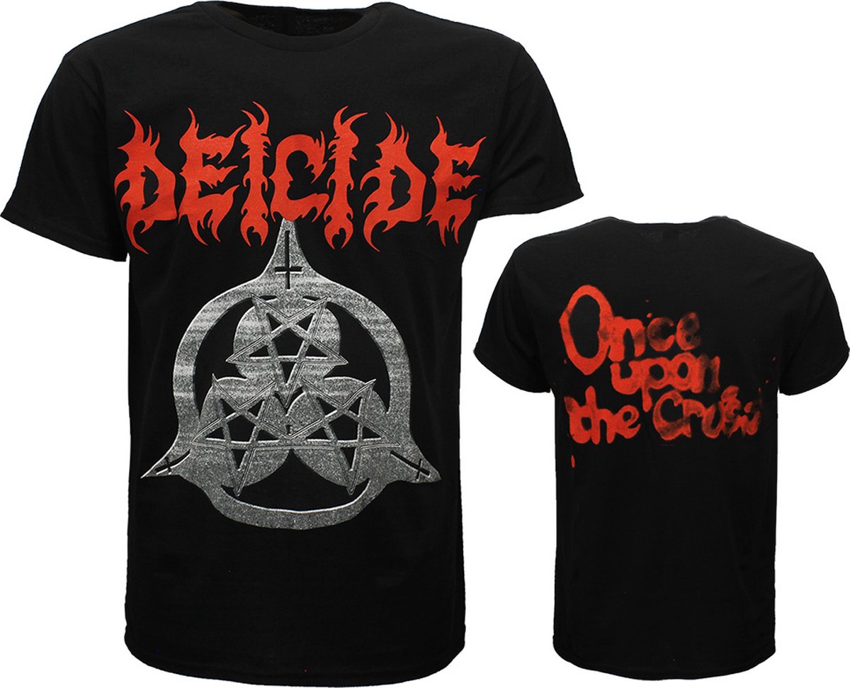Deicide Once Upon The Cross T-Shirt - Officiële Merchandise - XL