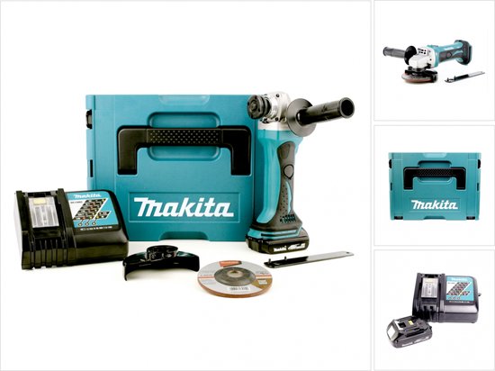 Makita Gereedschap - 40V ACCU-haakse slijper 150 mm, zonder accu en lader GA036GZ