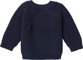 Noppies Boys pullover Tybee long sleeve Jongens Trui - Black Iris - Maat 62