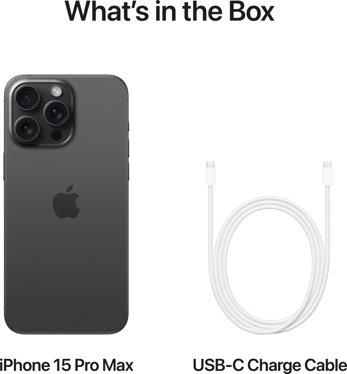 Apple iPhone 15 Pro Max - 1TB - Zwart Titanium thumbnail 7