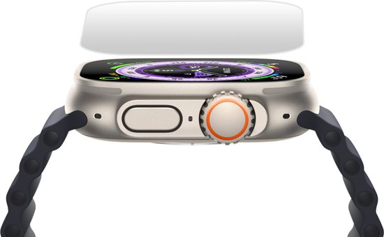 Screenprotector Geschikt voor Apple Watch Ultra 2 Screenprotector Bescherm Glas Screen Protector - Screenprotector Geschikt voor Apple Watch Ultra 2 (49 mm) Gehard Glas - 2 Stuks